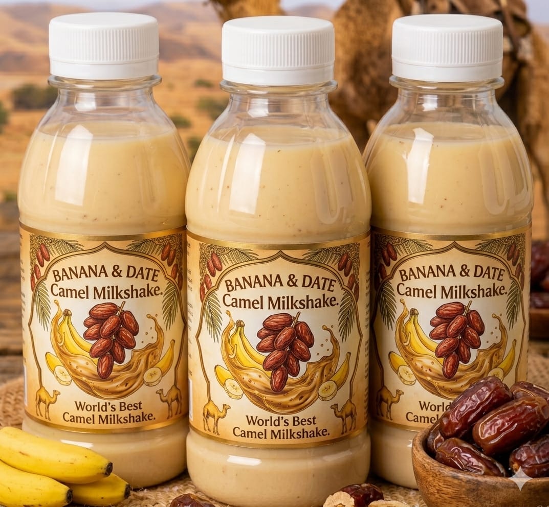 Banana & Dates Camel Milkshake
