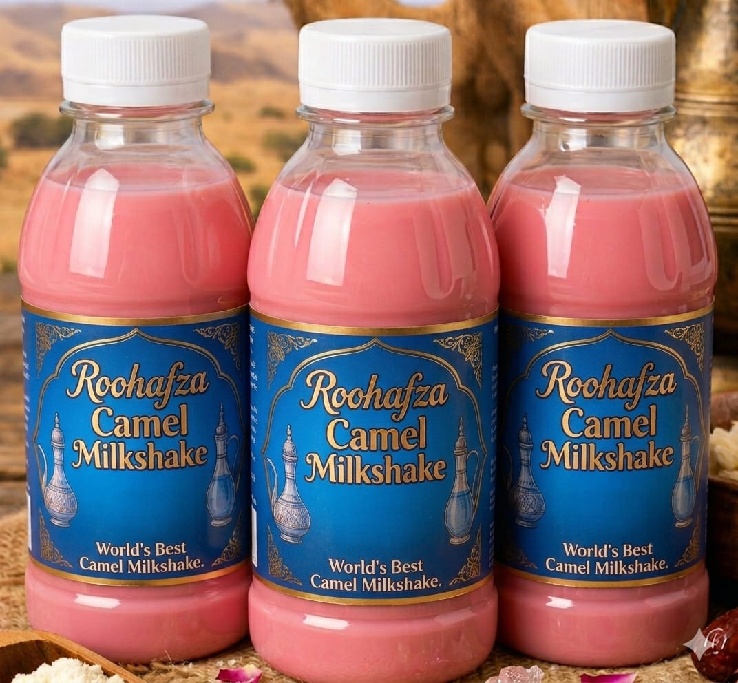 Rooh Afza Camel Milkshake